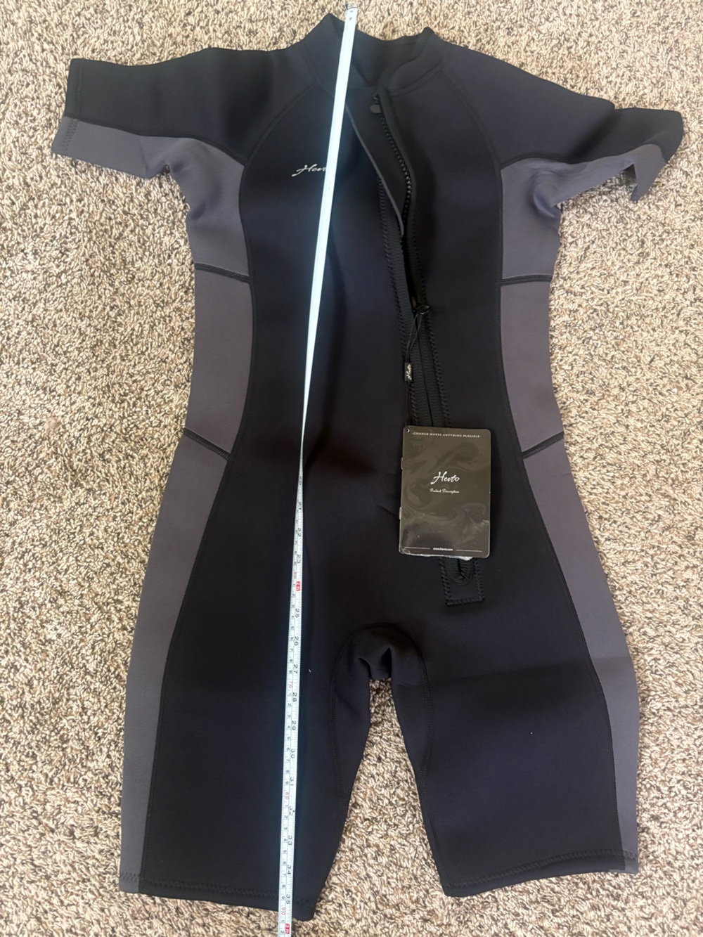 herto Shorty Wetsuit - Black